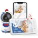 Boifun baby monitor with camera app automatic AI tracking zone alarms 1080p HD PT 350 /55 4 zoom 5 inch LCD display babyfon movement/noise detection