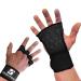 Cross Training Gloves by ProFitness | Non-Slip Palm Silicone Weight Lifting Glove to Avoid Calluses | Perfect for WODs & Weightlifting | with Wrist Wrap Support, Ideal for Both Men & Women Black Medium