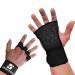 ProFitness Cross Training Gloves Non-Slip Palm Silicone Weight Lifting Glove to Avoid Calluses | Perfect for WODs & Weightlifting | with Wrist Wrap Support, Ideal for Both Men & Women Black Small