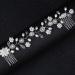 Lurrose Wedding Hair Comb Rhinestone Crystal Pearl Bridal Hair Vine Clip Headband Headpiece Hair Accessories for Women - Buy Online on GoSupps.com