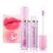 Lipgloss Pink Hydrating Lip Glow Oil - Glass Finish Lip Gloss Lip Tint Color Changing Temperature Sense Lip Oil Tinted for Dry Lip & Lip Care Long Lasting Lip Liquid (4ML) Lip Gloss - Pink