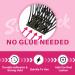 48Pcs Self Adhesive Cluster Lashes | Reusable, No Glue Needed | Easy to Use Velvety D-10-18 Mix - Buy Online on GoSupps.com