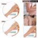 2-Piece Kese Peeling Gloves for Exfoliation | Body Hammam Gloves for Ingrown Hair & Skin Dandruff Removal (Black/Brown) - Buy Online on GoSupps.com