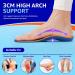 Orthotic Insoles for Men | Plantar Fasciitis Relief | Foot Pain Support Inserts | All-Day Comfort | Blue XL (Men's 10-10.5 / Women's 12-12.5 - Buy Online on GoSupps.com