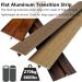 Flat Floor Transition Strips Indoor Aluminum Carpet Threshold Ramp for Floor Laminate Gap Durable Tile Edge Trim Self Adhesive Wide 3.3cm T Molding (Color : D Size : Length 110cm (43.3in)) Length 110cm (43.3in) D - Buy Online on GoSupps.com