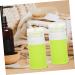 FRCOLOR Cylindrical Bottling Silicone Travel Containers Tooth Paste Dispenser Toothpaste Container Lotion Travel Makeup Container Empty Shampoo Shower Gel Bottle Pp Cylinder 8.3X3.6CM Green - Buy Online on GoSupps.com