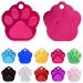 Ibera Gifts - Personalized dog brand paw for medium -sized to large dogs and cats with engraving names collar personalized pendant brand address trailer dog hall band (pink)