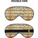 SSIMOO Musical Notes Print Eye Mask - Ultra-Soft Light-Blocking Comfortable Sleep Mask for Restful Sleep - International Shipping Available - Buy Online on GoSupps.com