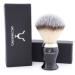 Jag Shaving Men's Shaving Brush Synthetic Silvertip Ergonomic Design Black