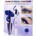 LYSdefeu 5D Blue Silk Fiber Mascara and Blue Liquid Eyeliner Set Waterproof and Smudgeproof Liquid Eyeliner Long Lasting Volume Curly Lengthening Mascara for Parties Colorful Eye Makeup4 Blue - Buy Online on GoSupps.com