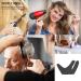 wiroouia Heat Resistant Gloves for Hair Styling Hair Dye Safe Curling Wand Gloves | Professional 3 Finger Design Mittens Protection Reusable Elastic for Hair Dryers left hand - Buy Online on GoSupps.com