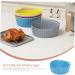 Alipis Kitchen Handle Reusable Food Design Non-Stick Supply - Liner Fryer Accessory Pad Blue 19X19X7CM - Buy Online on GoSupps.com