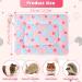 Sbayool 5PCS Guinea Pig Bed Mat - Warm Fluff Blankets for Small Animals - Ideal for Guinea Pigs, Rabbits, Chinchillas, Ferrets, Hamsters - 32x25cm Hearts Design - Buy Online on GoSupps.com