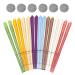 Pack of 16 ear candles ear candles for cleaning ear candles for ear wax removal with 6 protective discs (8 colours) white