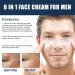 Men's 6-in-1 Face Cream for Anti-Aging, Wrinkles & Dark Spots - 2pcs Set | Moisturizer & Eye Bags Treatment - Buy Online on GoSupps.com