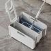 Foldable Bucket with Wheels Portable Bucket Space-saving Floor Cleaning Solution for Home and Office - Buy Online on GoSupps.com