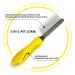 BORUHOLI Self-Cleaning Slicker Brush and Comb Kit for Dogs, Cats, and Pets - Deshedding Tools (Yellow) - Buy Online on GoSupps.com