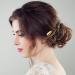 HINZIC 45PCS 5 Teeth Hair Side Combs - Wedding Veil Twist French Vintage Hair Clips Pins - Bridal Party Prom Accessories (Gold Silver Brown) - Buy Online on GoSupps.com