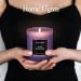 Scented Soy Candle - 35 Hours Burn Time - Natural Soy Wax - Home Fragrance Decor Gift - Lilac Blossom 7.19 oz - Buy Online on GoSupps.com