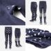 LaLoona Baby Crawling Tights with ABS Anti-Slip Sole, Knees - Stars Blue 86/92 (12-24 Months) - Buy Online on GoSupps.com