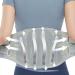 ZD Back Braces for Lower Back Pain Women Men Back Support Belt Lower Back Brace For Herniated Disc Sciatica Breathable Waist Lumbar Lower Back Support Belt With Dual Adjustable Straps Size L Large Light Grey