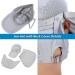 Vgeby Sonnenhut with Neck Protection | UV Protection Outdoor Sun Hat for Cycling Hiking & Fishing - Unisex Gray Cap - Buy Online on GoSupps.com
