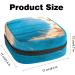 Portable Women's Binding-Up Bags | Multicolored Seester-Blue Pattern | Menstrual Cup Pocket & Pads for Teens - Buy Online on GoSupps.com