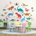 DECOWALL DS9-2115 Dinosaur Wall Stickers - Colourful Jurassic Decals for Kids Nursery & Bedroom Decor - Buy Online on GoSupps.com