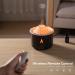 300ml Essential Oil Diffuser - Volcano Flame Aromatherapy Humidifier with Remote Control Timer & Night Lights - Perfect for Home & Office (Dark Wood Grain - Buy Online on GoSupps.com