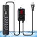 Woliver Aquarium Heater,200W 300W 500W 800W Fish Tank Heater - Fast Heating Submersible Aquarium Heater with Extra LED Temperature Controller Suitable for 26-211 Gallon Marine Saltwater and Freshwater 500W(66-132 gallon)
