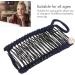 Vintage Cover Comb Tool Metal Weaving Stylish Easy to Use Comfortable Banana Hair Clips Sturdy and Elastic for Thick Wavy Curly Hair (Navy Blue) - Buy Online on GoSupps.com