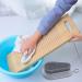 Firulab Nail Brush for Cleaning | Comfortable Handle & Threaded Edges | Versatile Manicure & Pedicure Tool for Adults & Children - Gray - Buy Online on GoSupps.com