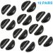 10 Pairs Black Soft Silicone Adhesive Eyeglass Nose Pads for Full Plastic Frames | Anti-Slip & Heighten Air Chamber Nose Pads by SURMAP - Buy Online on GoSupps.com