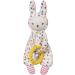 Manhattan Toy Cherry Blossom Baby Bunny Mini Blankie with Silicone Teether - Soothing and Safe for Babies - Buy Online on GoSupps.com