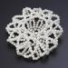 Lurrose Handmade Crochet Pearl HairNet | Elastic Hair Snood for Ballet Buns | Stylish White Hair Cover for Women & Girls - Buy Online on GoSupps.com