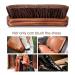 Premium Horsehair Shoe Brush Set - 2pcs Shoe Shine & Polish Brushes for Boots, Shoes, Car Seats & More - Buy Online on GoSupps.com