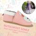 Soft Leather Baby Shoes | Non-Slip Rubber Soles | Newborn Cartoon Prewalker Sneakers - Pink Bunny | 12-18 Months - Buy Online on GoSupps.com