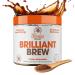 Genius Brilliant Brew, Coffee Alternative- Nootropic Adaptogen Mushroom Coffee Substitute, Natural Energy with No Jitters & Crash - 0 Sugar, No Preservatives or Artificial Flavors, Non-GMO & Soy-Free