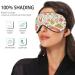Shop Mushroom & Plant Eye Mask | Funny Sleep Mask for Women & Men | Adjustable Light Blocking Blindfold for Travel & Naps - Buy Online on GoSupps.com