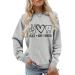 Peace Love Dental Sweatshirt Women Funny Dental Assistant/Hygienist Crewneck Pullover Dentist Appreciation Gift Grey X-Large