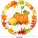 Shakven Fall Plates and Napkins Supplies | Fall Plates | Maple Leaves Pumpkin Decor Fall Tableware Autumn Leaves Tableware Set Thanksgiving Harvest Decoration Serve 16 Guests 7 Inch Tray - Buy Online on GoSupps.com