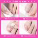 Nuorest 138pcs Short Square Flower Press On Toe Nails - Pink Full Cover Acrylic Toenails for Women & Girls - Buy Online on GoSupps.com