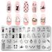WOKOTO 6Pcs Pets Nail Stamping Plates - Cute Cartoon Animals Nail Stamping Kit for Nail Art Design - Nail Stencils for Cat and Dog Lovers - Buy Online on GoSupps.com