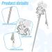 Vintage Rhinestone Pearl Flower Hair Stick Set - 6 Pieces | Chinese Hair Chopsticks with Tassel | Chignon Pin for Women | Hair Accessories for Girls (Chic Style) - Buy Online on GoSupps.com
