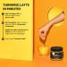Organic Turmeric Latte Powder USDA Certified No Added Sugar Turmeric Supplement with Ceylon Cinnamon Zealthy Life 45 Servings - Buy Online on GoSupps.com