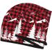 Buy Hair Towel Wrap - Quick Drying Turban with Button | Christmas Tree Buffalo Plaid - Buy Online on GoSupps.com