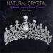 amangul Bridal Full Diamond Crystal Crown with Fixing Comb for Wedding Party Headpiece with s Woman Birthday Crown(Gold Black Diamond) - Buy Online on GoSupps.com