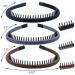 Lapohi 3PCS Women's Fashion Headbands - Non-Slip Hair Band with Teeth for Curly Hair - Comfortable Hair Hoop in Black, Silver, and Brown - Buy Online on GoSupps.com