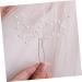 minkissy 1pc Wedding Pearl Hair Pins Hair Side Comb Rhinestones Bride Hair Pin Crystal Flower Hair Pins Bride Headpieces for Wedding U Pearl Hairpin Flowers Bridesmaid Alloy Simple - Buy Online on GoSupps.com