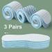 Shop 3 Pair Anti-Slip Cotton Sockless Insoles - Washable Barefoot Inserts for Odor Control | US Women 9 / Men 6 / EU 39 - Buy Online on GoSupps.com